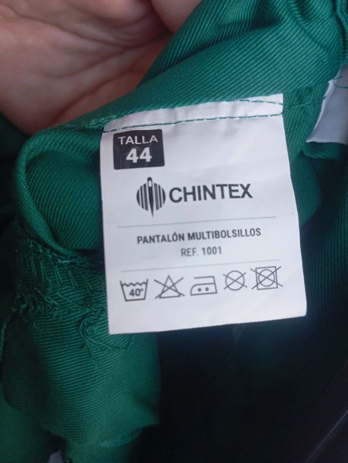 Pantalon de travail vert Multipoches Neuf Taille élastique 38-40 cm - photo numéro 11