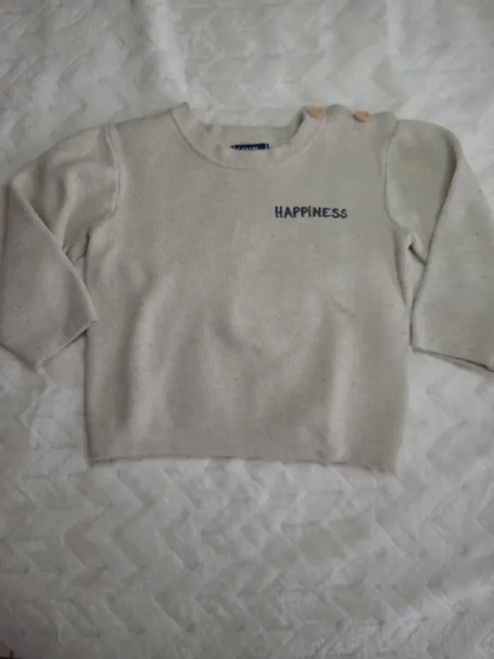 👶Pull Kiabi taille 6mois-67cm👶