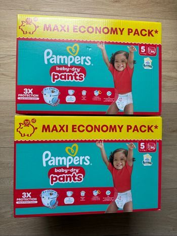 172 couches culottes Pampers pants taille 5