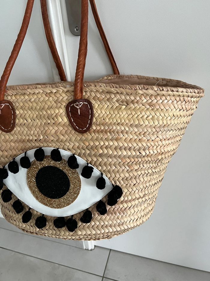 Panier œil et pompons - photo numéro 3