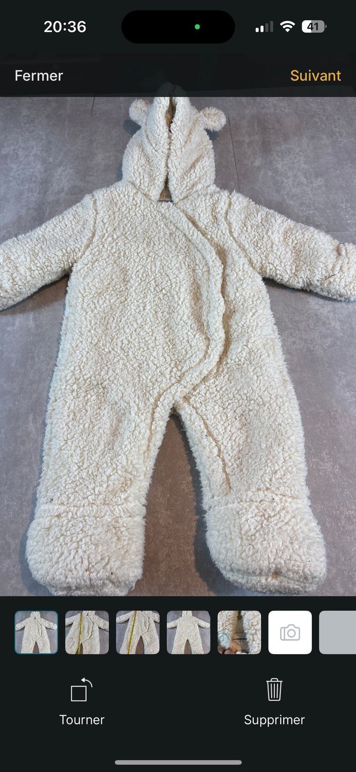 Manteau combinaison 12 mois