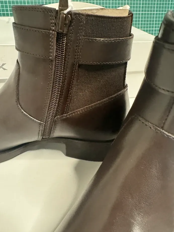 Bottines Geox D Felicity F taille 36 couleur café neuves - photo numéro 6