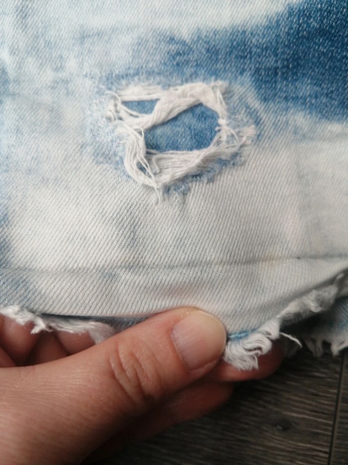 Short en jean effet usé 12A - photo numéro 5