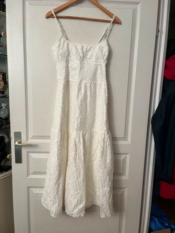 Robe blanche Zara taille xs bretelles