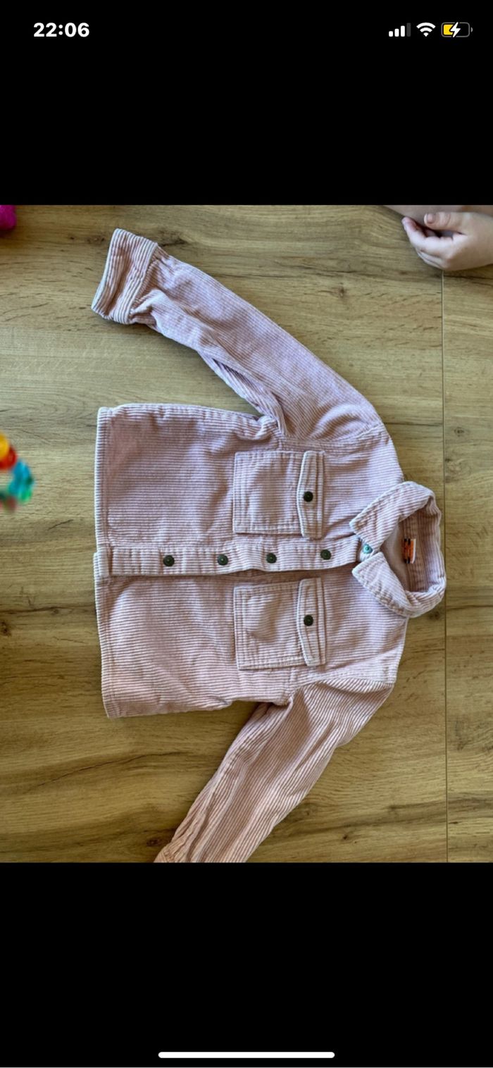 Veste en jeans rose - photo numéro 3