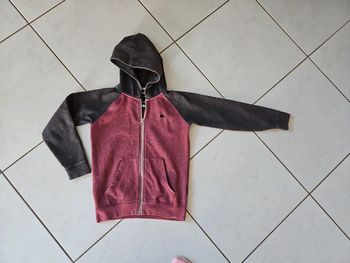 Veste zippée garçon 10 ans quiksilver vet2