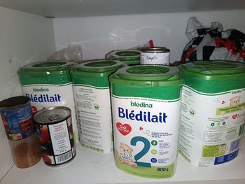 6 boîtes de bledilait 2ème âge  neuves et non ouvertes