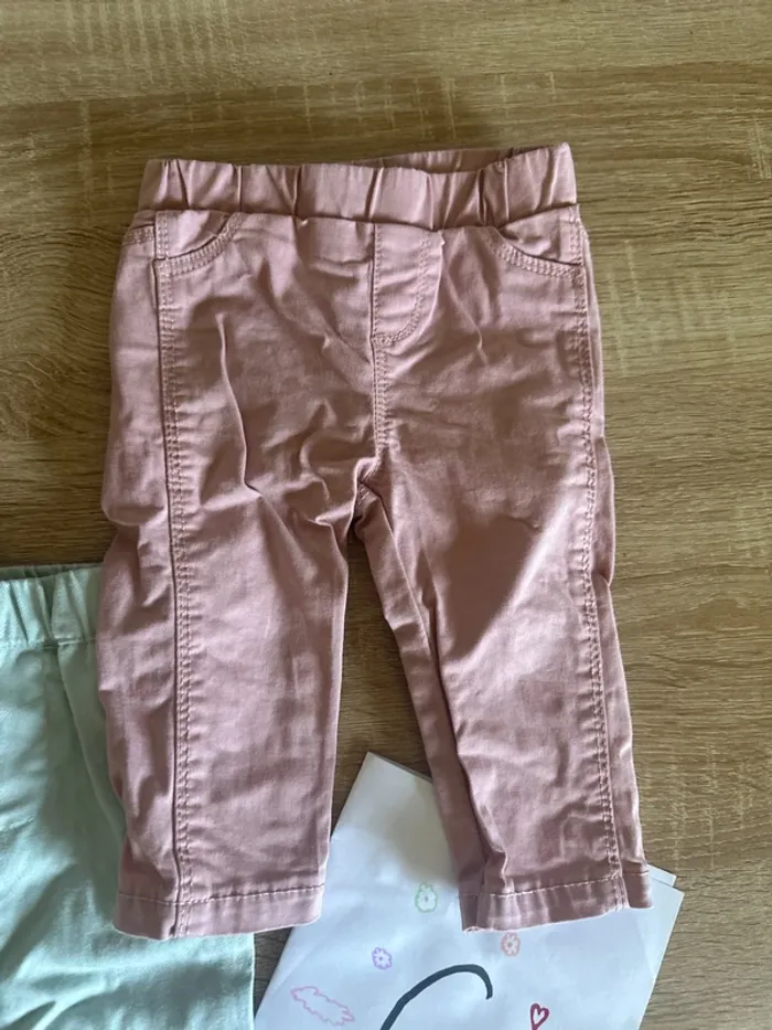 Lot de 3 pantalons 6 mois - photo numéro 2
