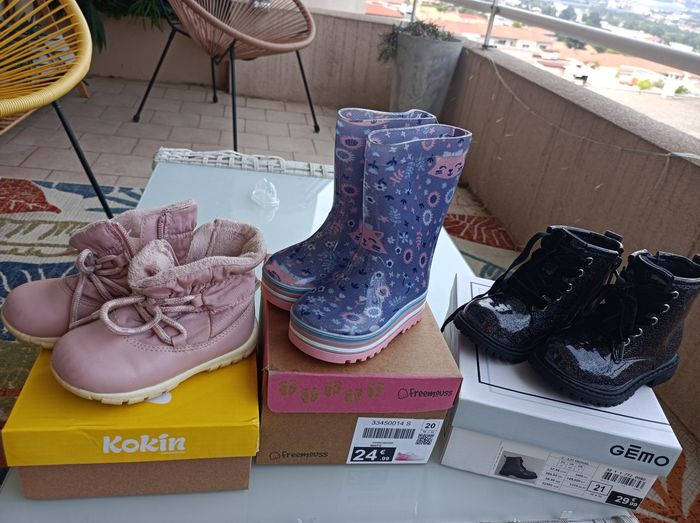 Chaussures hiver taille 20/21 + 1 paire taille 22