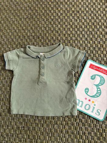 Polo manche courte 3 mois