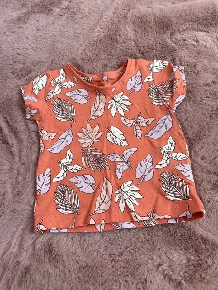 T shirt fleuris