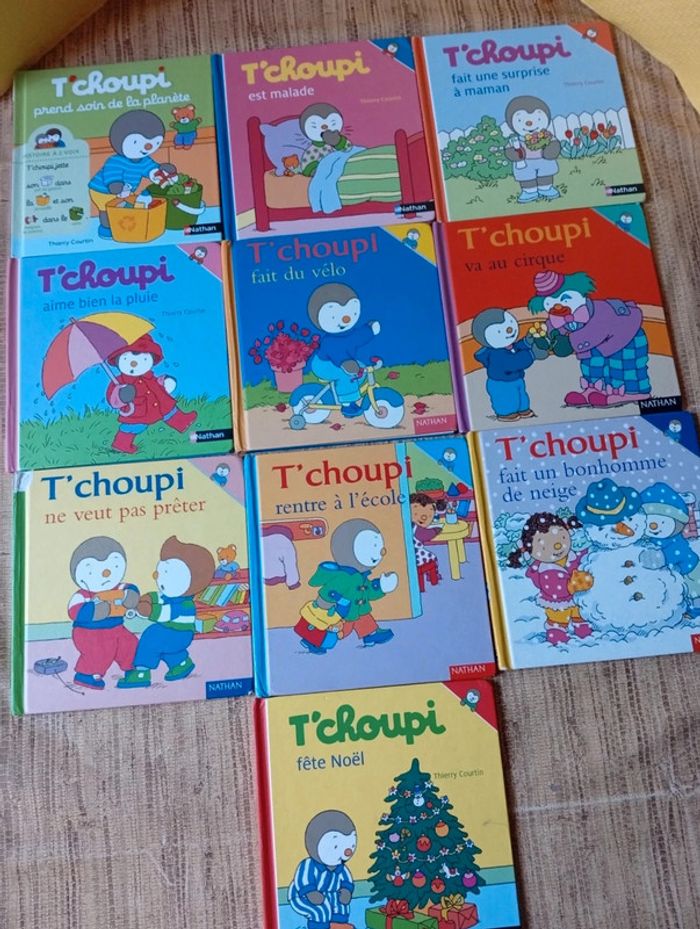 T'choupi X10 Thierry Courtin édition Nathan