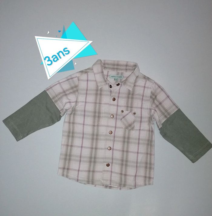 Chemise tee-shirt 3ans