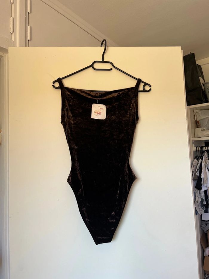 Joli body, marron, taille S - photo numéro 2