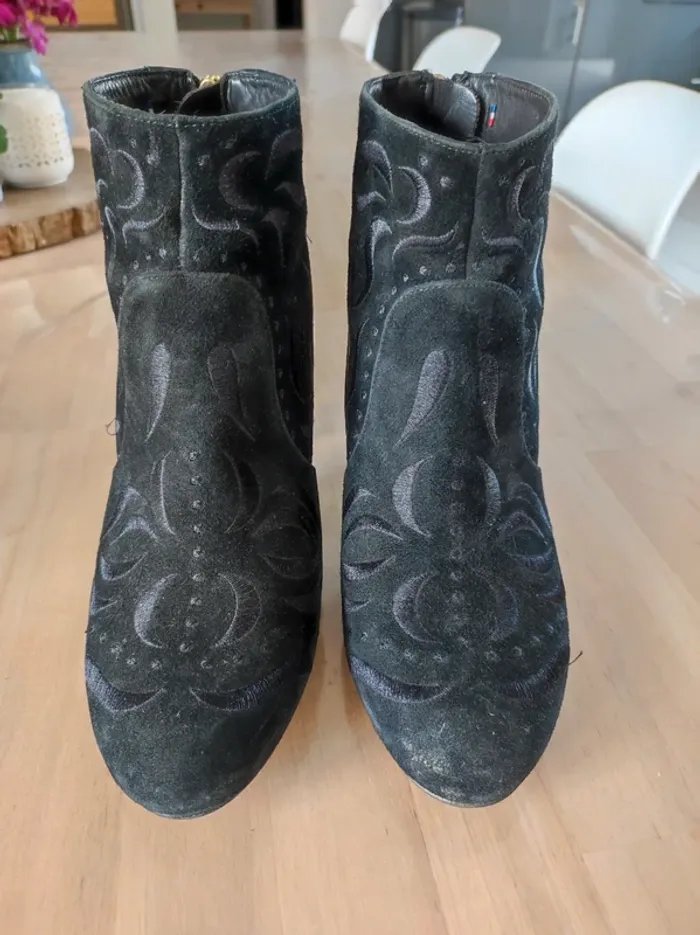 Bottines noires Bocage pt 38 - photo numéro 2