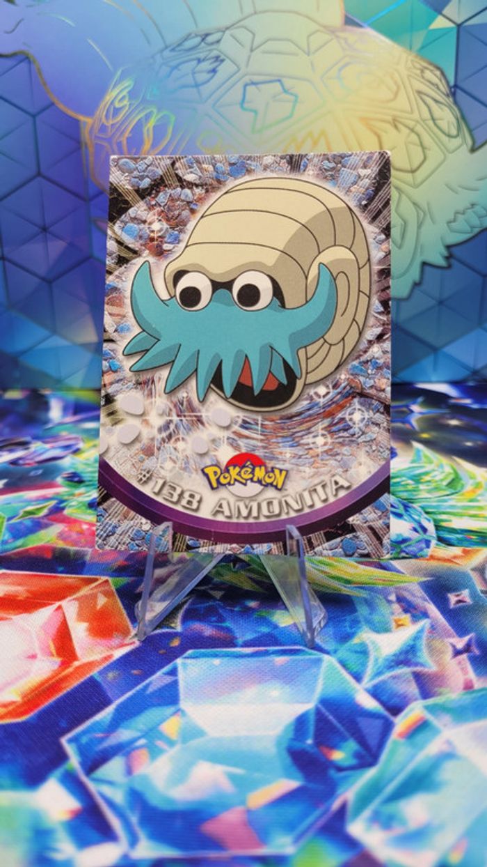 Carte Pokémon Topps n°138 Amonita Series 1 FR