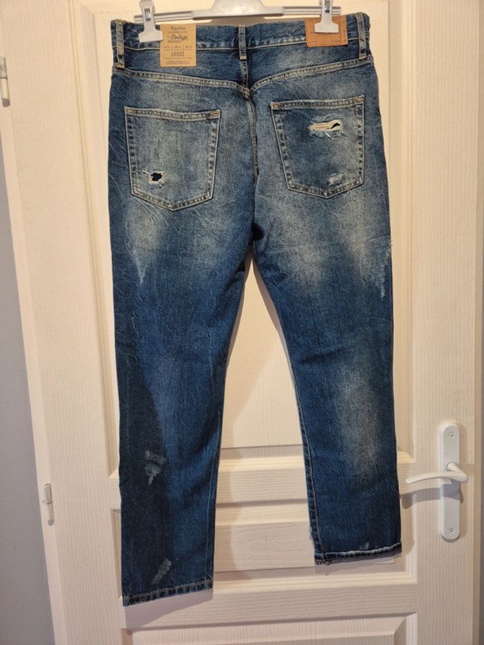 Jean déchire coupe loose Bershka - photo numéro 6