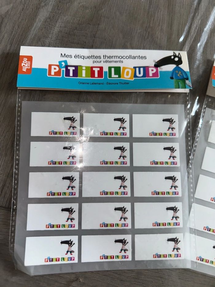 Étiquette thermocollantes ptit loup - photo numéro 2