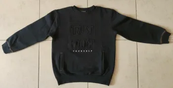 Sweat noir 10 ans 140 cm Nukutavake