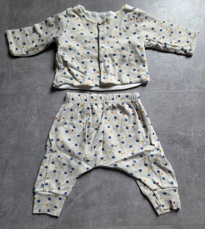 Ensemble petit bateau 1mois