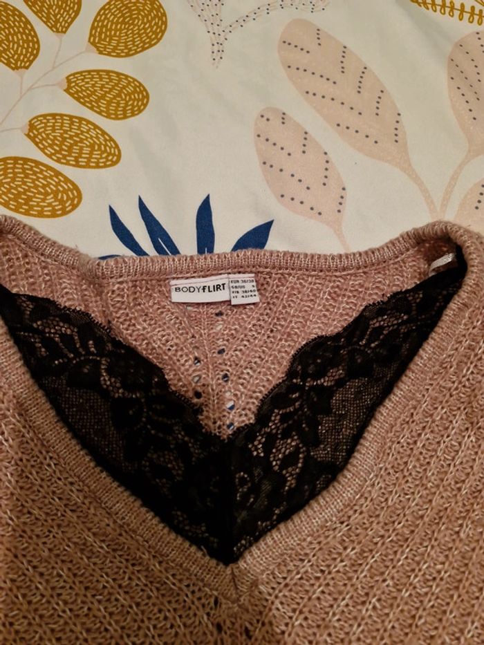 Pull rose doré - photo numéro 2