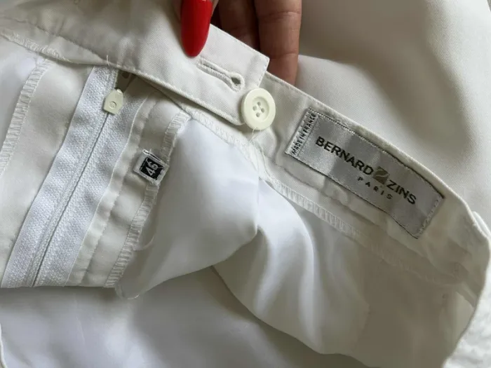 Pantalon blanc Bernard Zins – Taille 46 - photo numéro 3