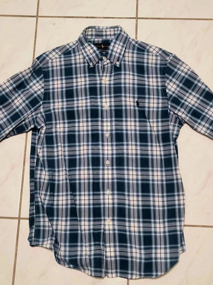 Chemise Ralph Lauren à carreaux – Style Y2K vintage, très bon état, taille M - photo numéro 8