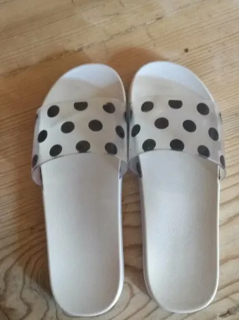 Claquettes Fille à Pois