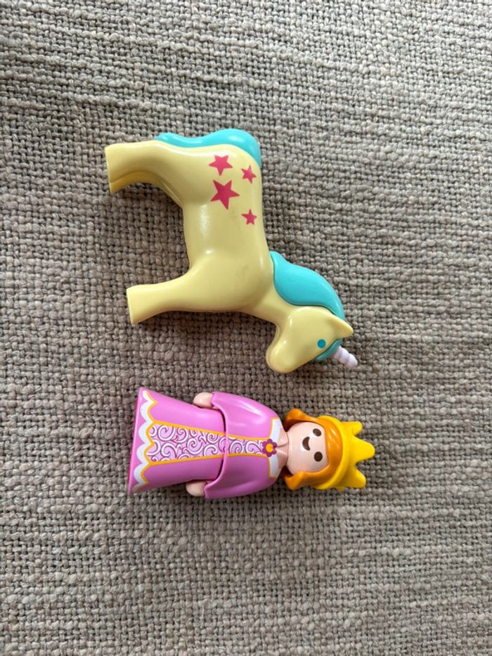 Playmobil 1 2 3 princesse et sa licorne coffret 70127 - photo numéro 2