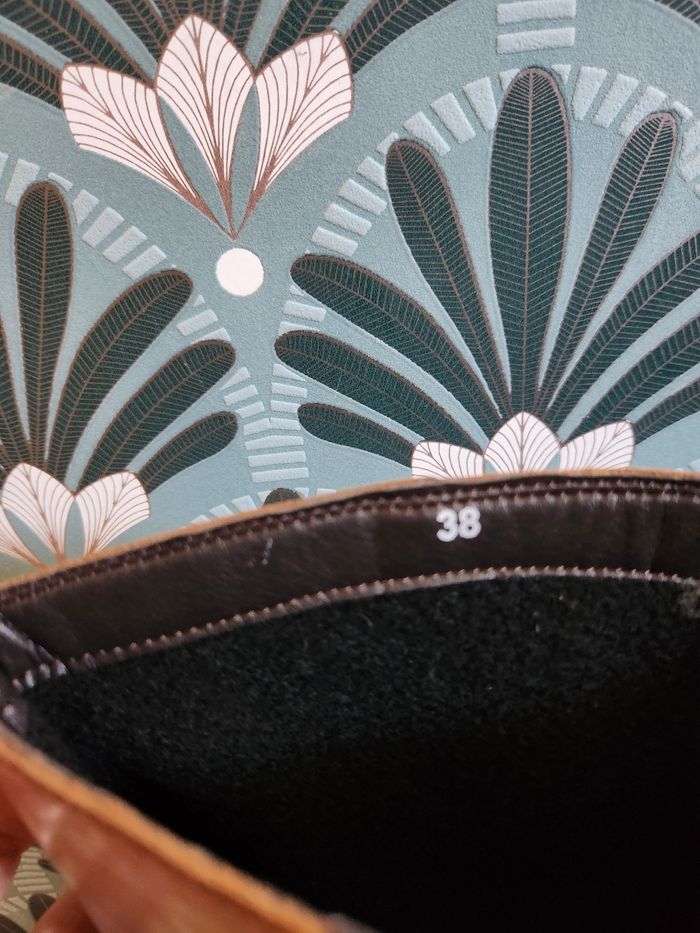 Bottes cuir marrons glacée La Halle - photo numéro 7