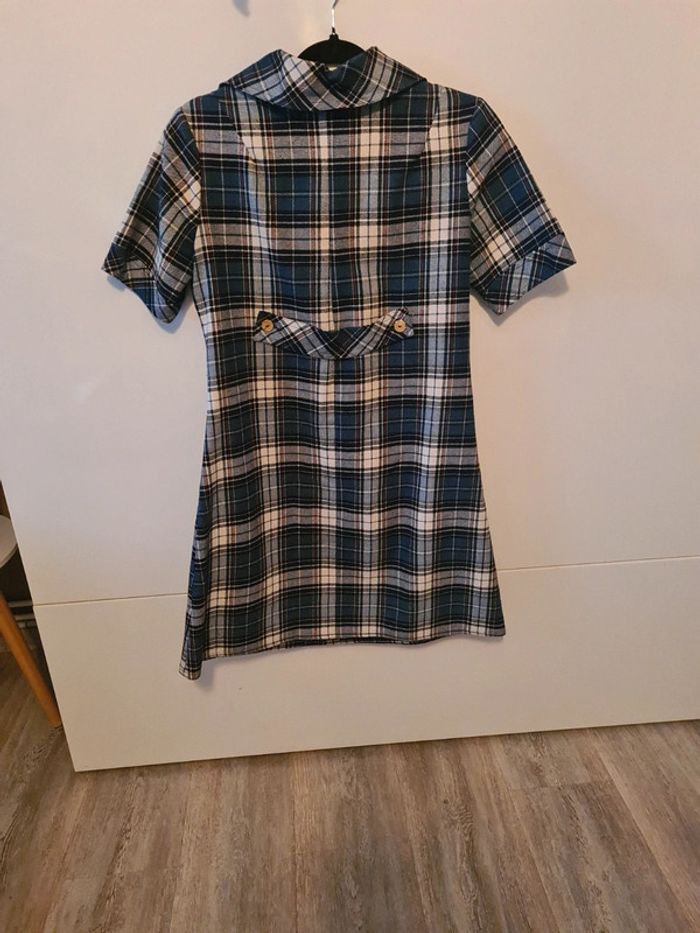 Robe carreaux vintage - photo numéro 5