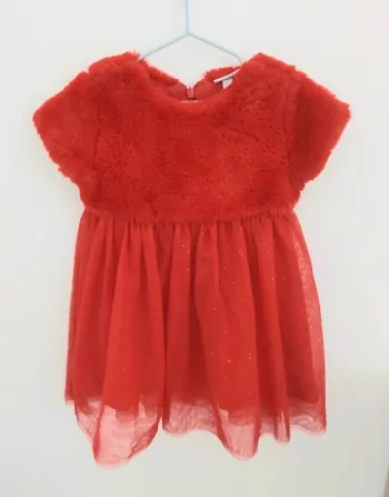 Robe de fête rouge Fagottino (24 mois)