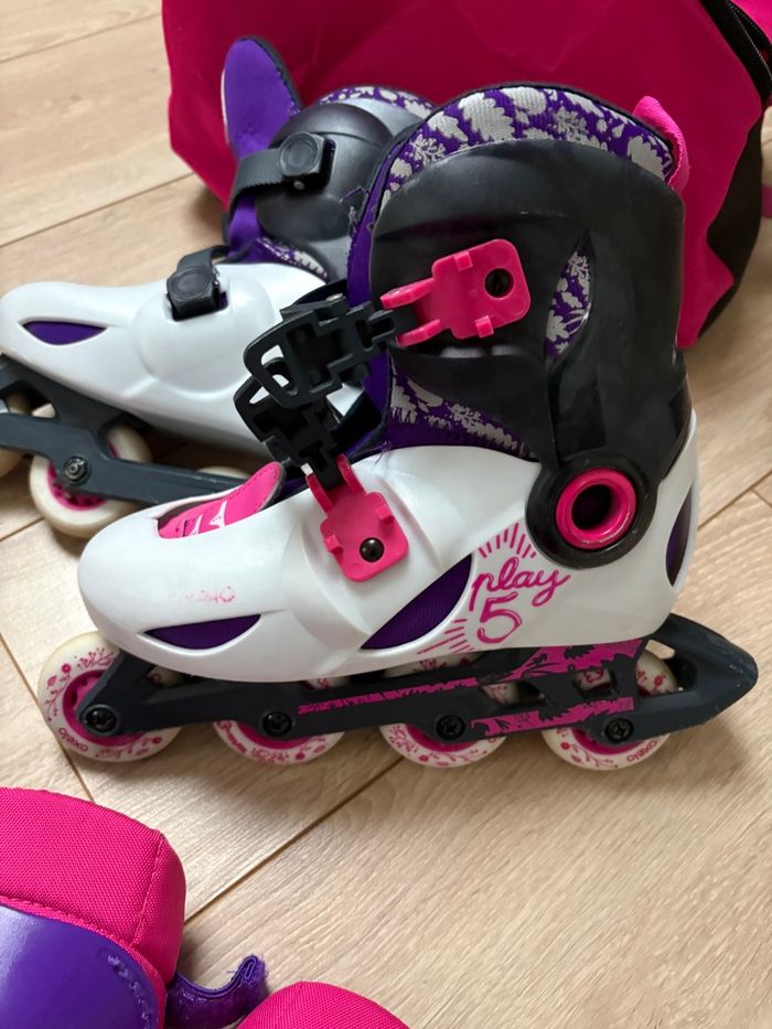 Ensemble Rollers avec protection fille 32/34 - photo numéro 4
