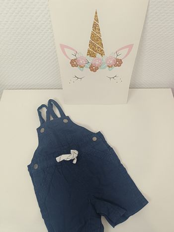 🦄 Salopette bébé fille taille 6 mois 🦄