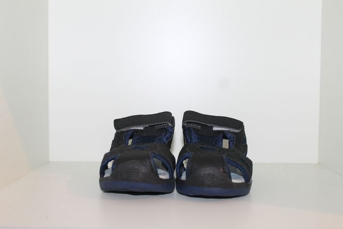 belle sandales nus pieds noire et bleue 25 - photo numéro 2