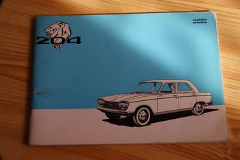 Manuel d'utilisation Peugeot 204