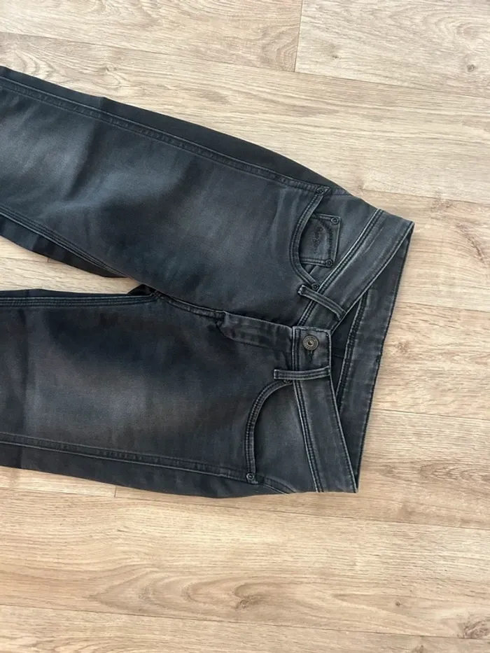 Pepe Jeans pantalon, jean, slim gris, femme, taille 34 - photo numéro 2