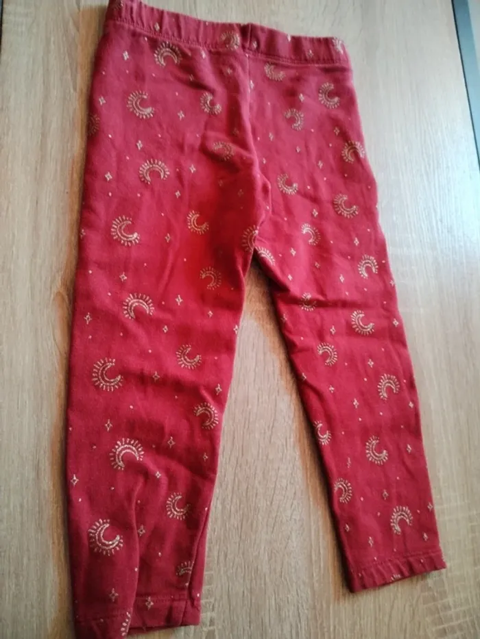 Legging rouge 3 ans - photo numéro 3