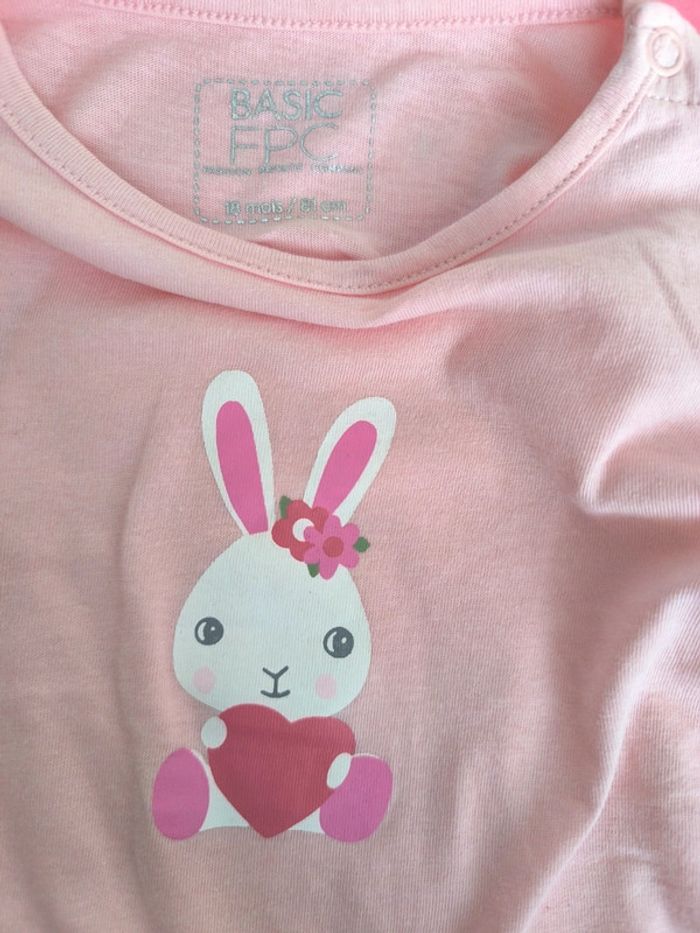 Lot de 2 t-shirts manches longues FPC - Taille 18 mois - 81 cm - photo numéro 3