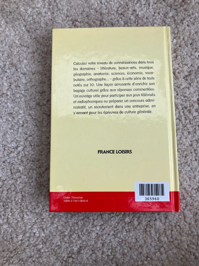 Livre - le grand livre des tests de culture générale - Paul Désalmand, Michel Dansel, Pascale Marson - photo numéro 3
