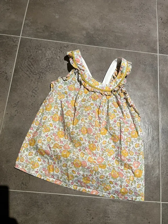 6 ans - débardeur cyrillus liberty jaune