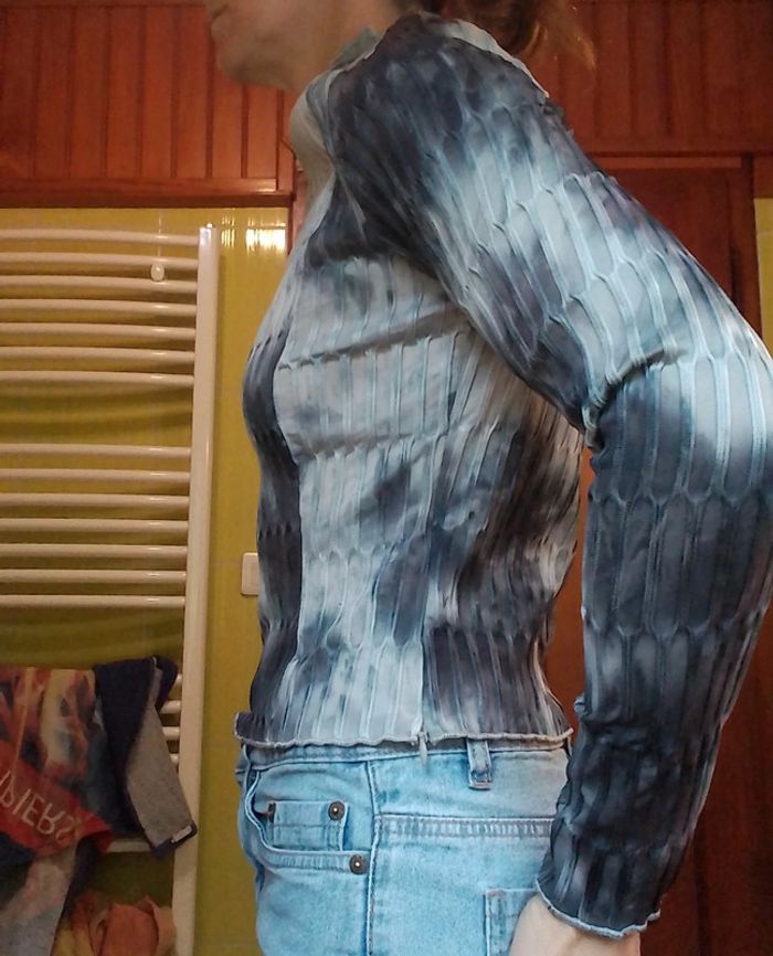Pull col montant femme Shein gris - photo numéro 5