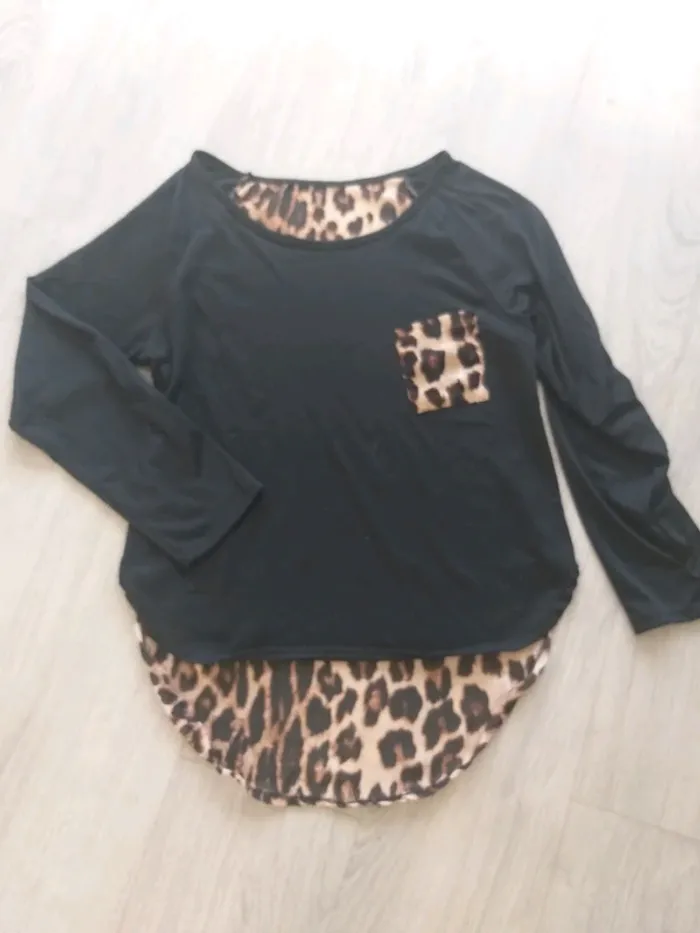Blouse dos transparent