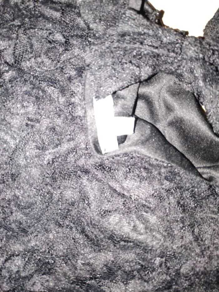 Pull Lady Blush taille S noir avec dentelle - photo numéro 7