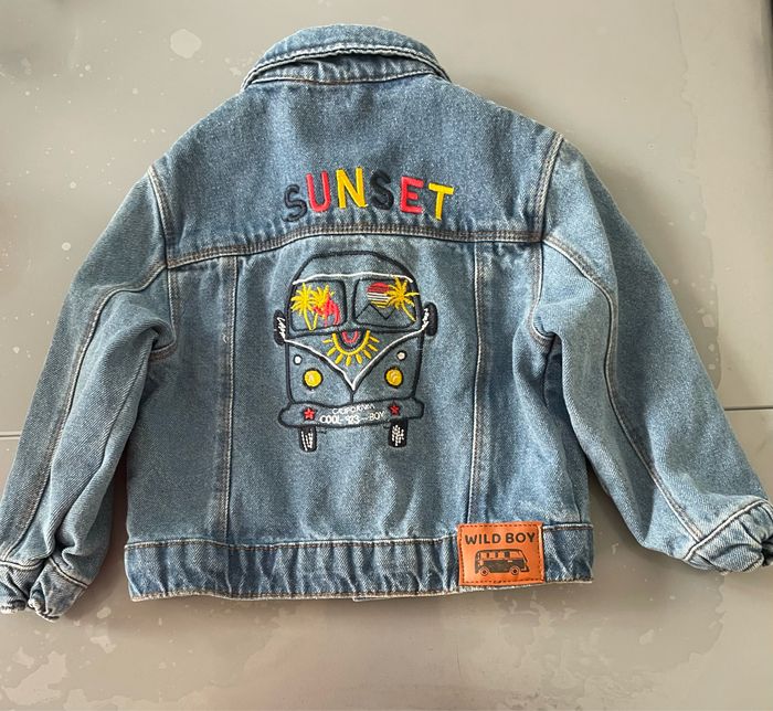 Beau blouson garçon en jean T 3 ans La Fabrique des Garçons Neuf - photo numéro 5