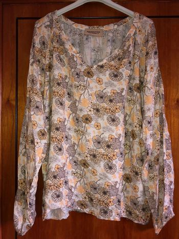 Blouse fleurie manches longues Banditas
