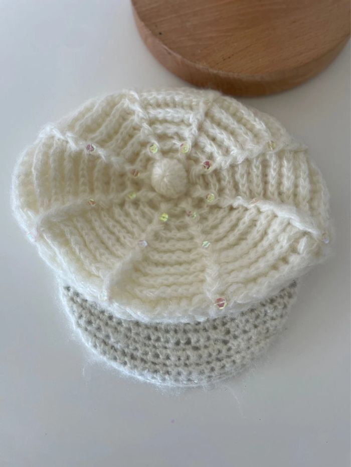 Casquette bonnet petite fille - photo numéro 3