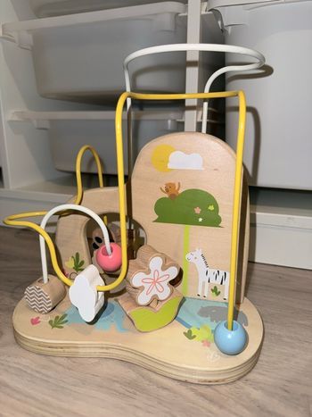 Jeu éveil en bois avec boulier Vertbaudet 
