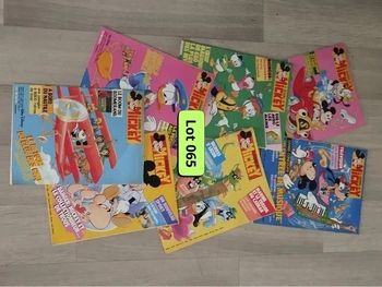 Lot Vintage 7 magazines Journal de Mickey année 1985 L065  7597386520