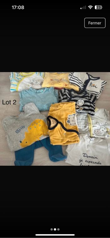 Lot pyjamas  6 mois